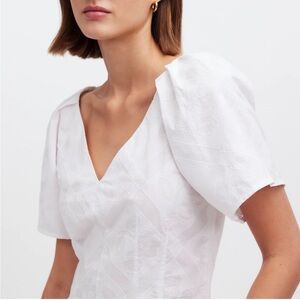 Madewell Darted V-Neck Top in Floral